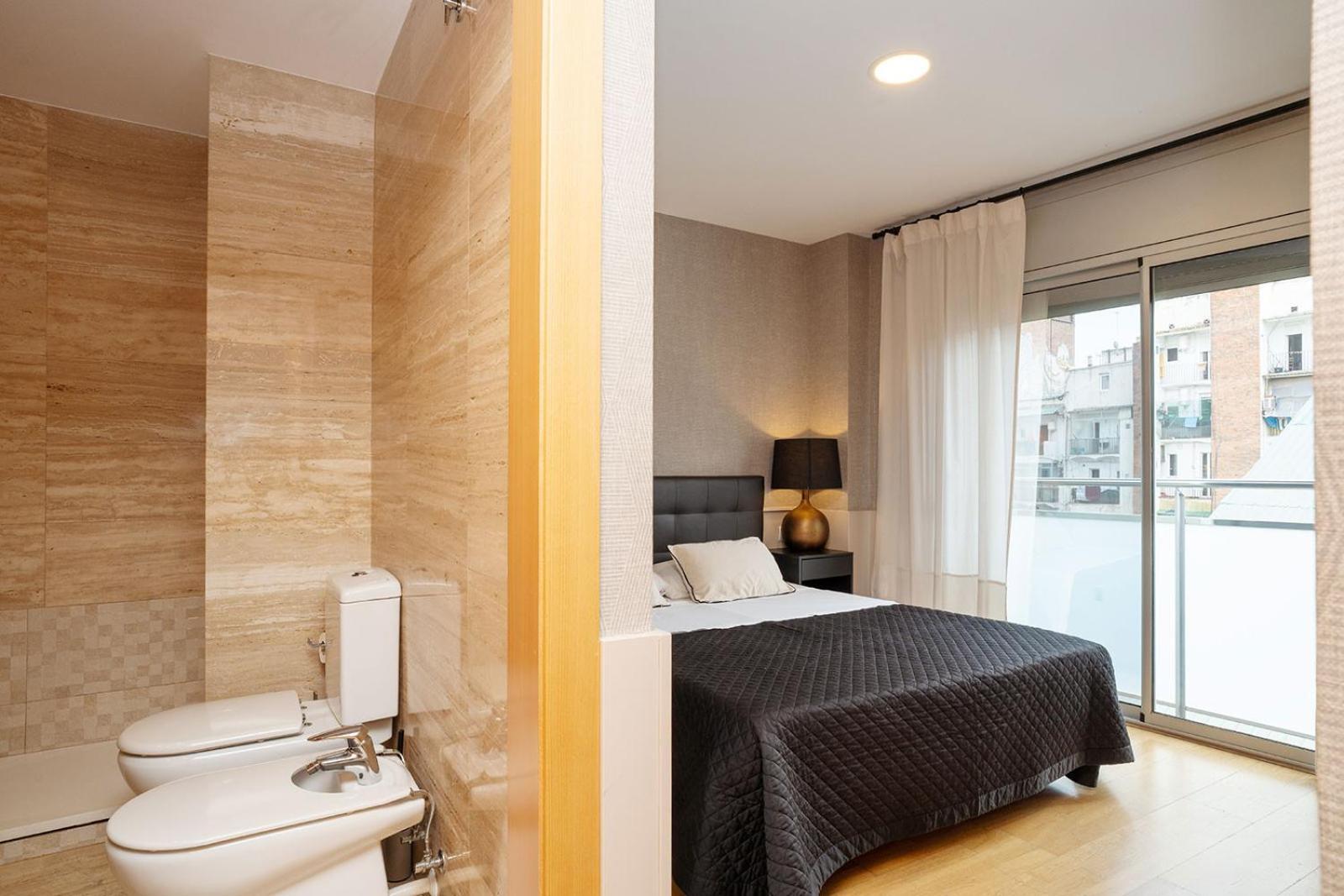 Modern Apartment Near Pl. Espana 巴塞罗那 外观 照片
