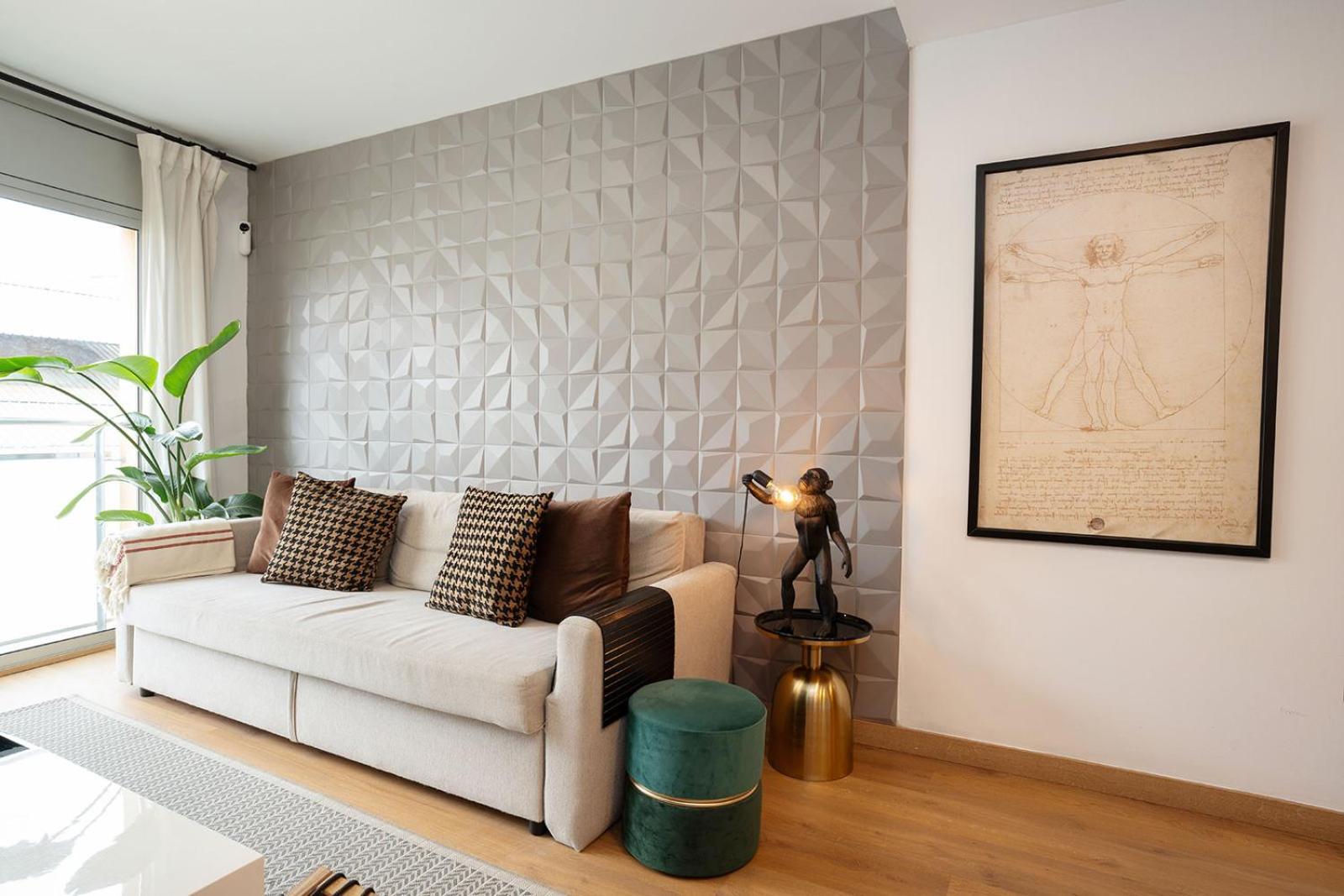 Modern Apartment Near Pl. Espana 巴塞罗那 外观 照片